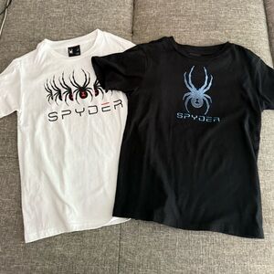 Spyder Black and White Spider Graphic T-Shirts